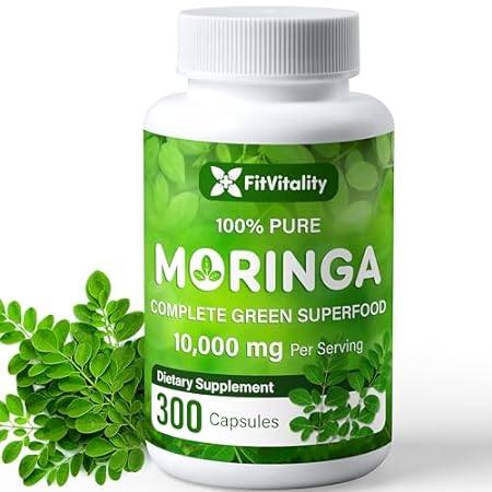 moringa capsules| moringa oleifera |10,000mg| 300 capsule