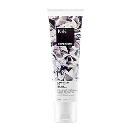 IGK EXPENSIVE Clear Gloss Top Coat | Shine + Strengthen +