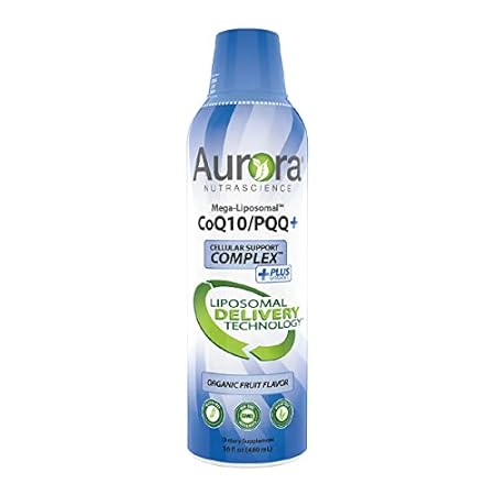 Aurora Nutrascience， Mega-Liposomal CoQ10/PQQ+ Vitamin C，
