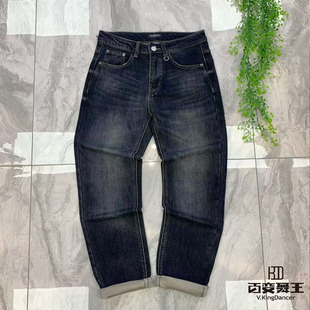 百变舞王2025冬季新款男士牛仔裤时尚百搭男装