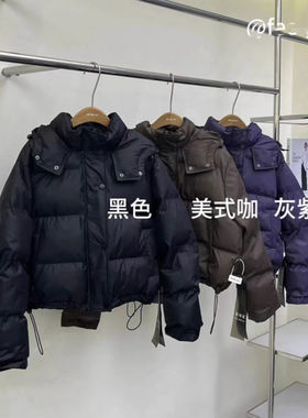 洋气保暖加厚连帽棉衣面包服外套2025年秋冬季时尚新款宽松棉服