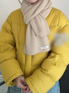 黄色棉服宽松短款外套韩版立领抽绳简约面包服冬季时尚保暖棉衣