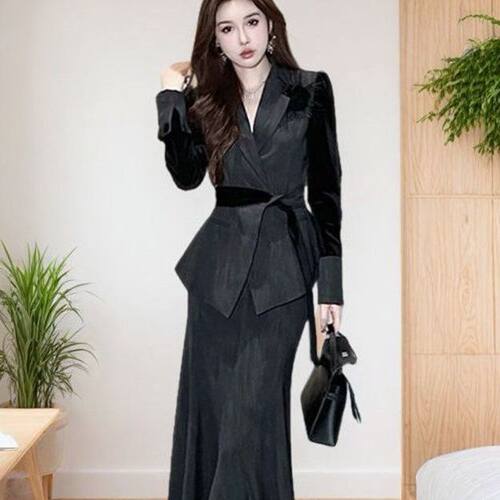 网红高级气质显瘦晚礼服