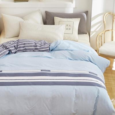 纯棉被套单件150x200x230全棉床单被罩180x200双单人学生宿舍被单