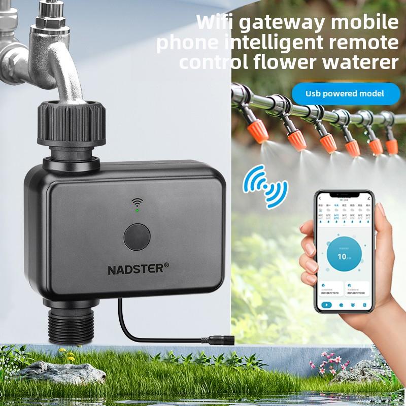Nadster/智能双源电源远程手机遥控浇花神器喷雾精准灌溉成套设备