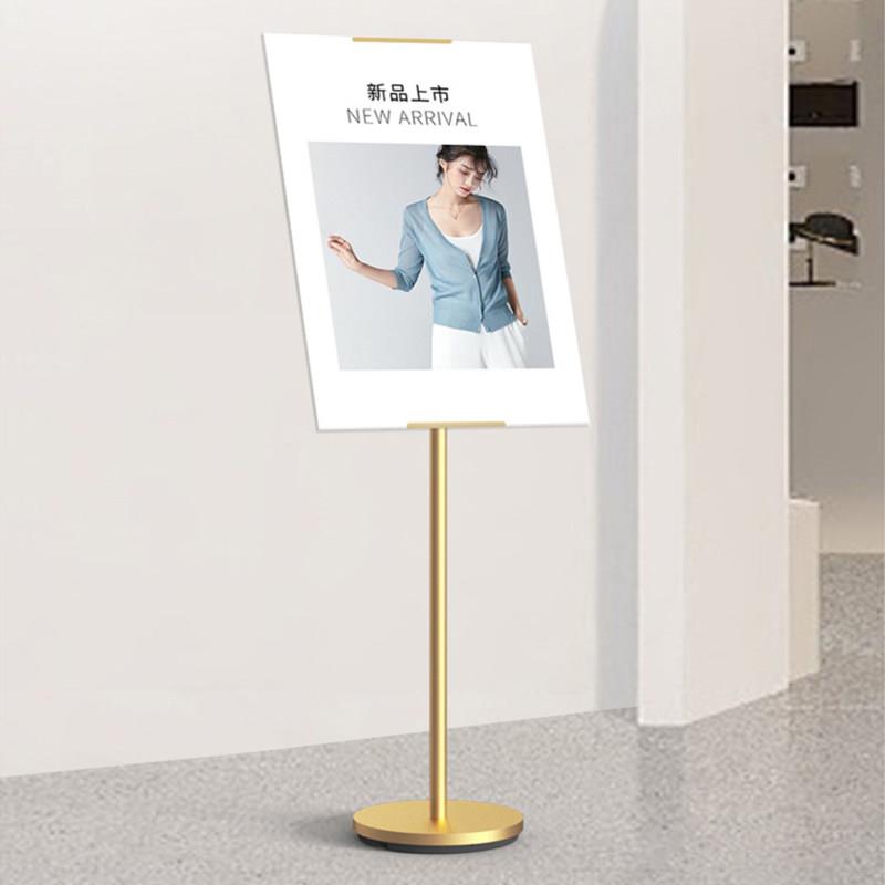 KT板支架斜面立牌广告招聘海报展示架落地立式水牌指示牌导向立牌