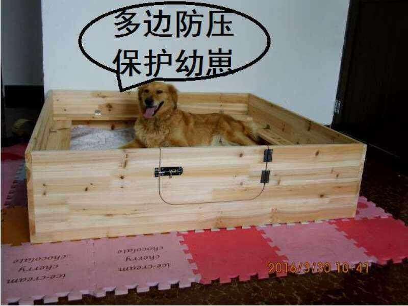 包邮实木宠物大型犬狗木制产床产房产箱窝屋笼定做狗产床产房窝