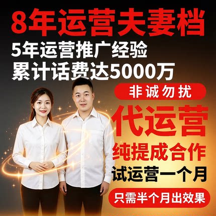 淘宝代运营开店搭建新店陪跑指导托管拼多多代营运装修推广纯提成