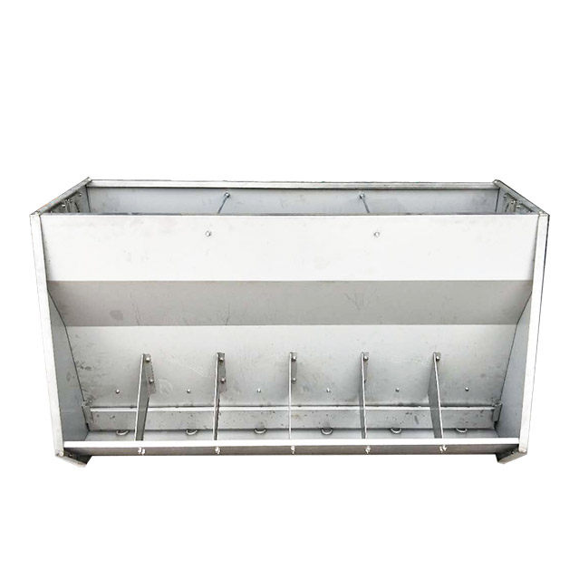 销不锈钢单双面自动猪料槽育肥保育食槽大小猪仔猪采食养猪设备新