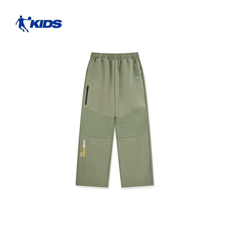 商场同款乔丹儿童运动裤2026秋冬新款男童户外长裤宽松休闲直筒裤