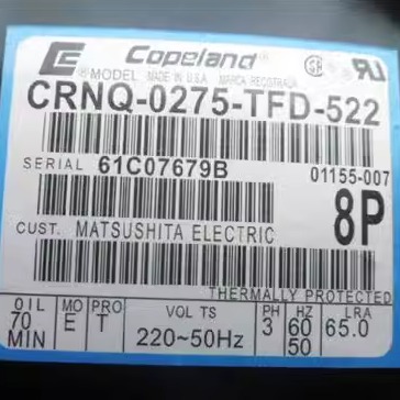 CRJQ-0300-TFD-551压缩机谷轮