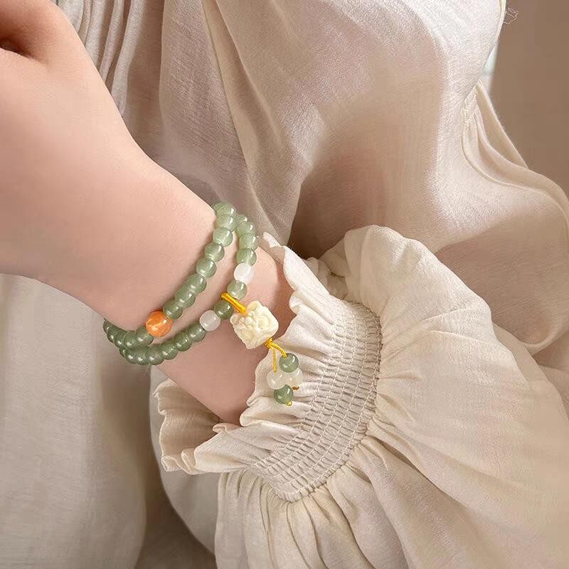 新中式手串女中国风禅意木质手链复古民族风手饰