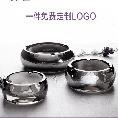 北欧创意水晶烟灰缸ins风大号家用时尚奢华烟缸客厅个性潮流简约