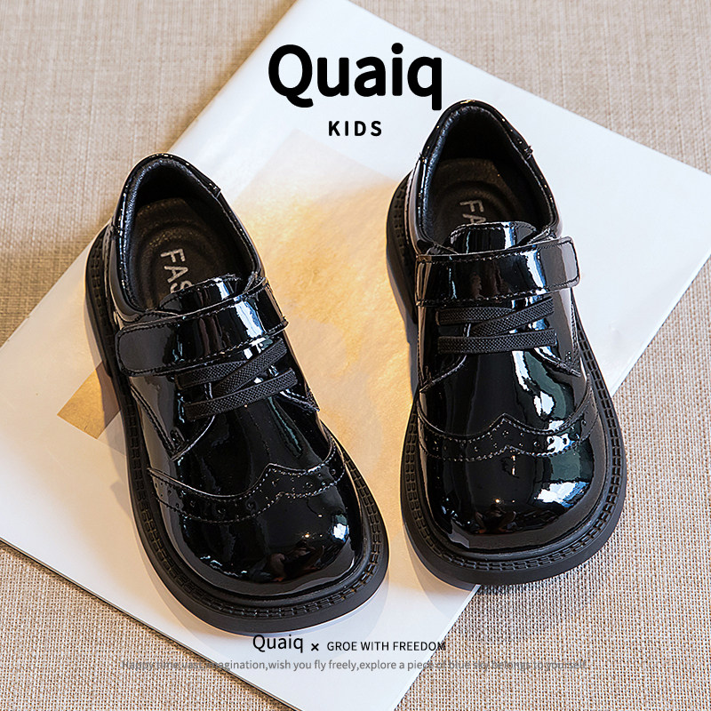 女童皮鞋2025春秋新款软底单鞋