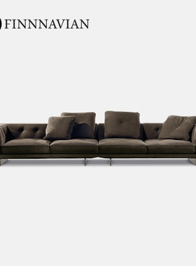 芬纳维亚传承 进口现代全真皮沙发 Dylan迪伦 意式轻奢皮艺沙发