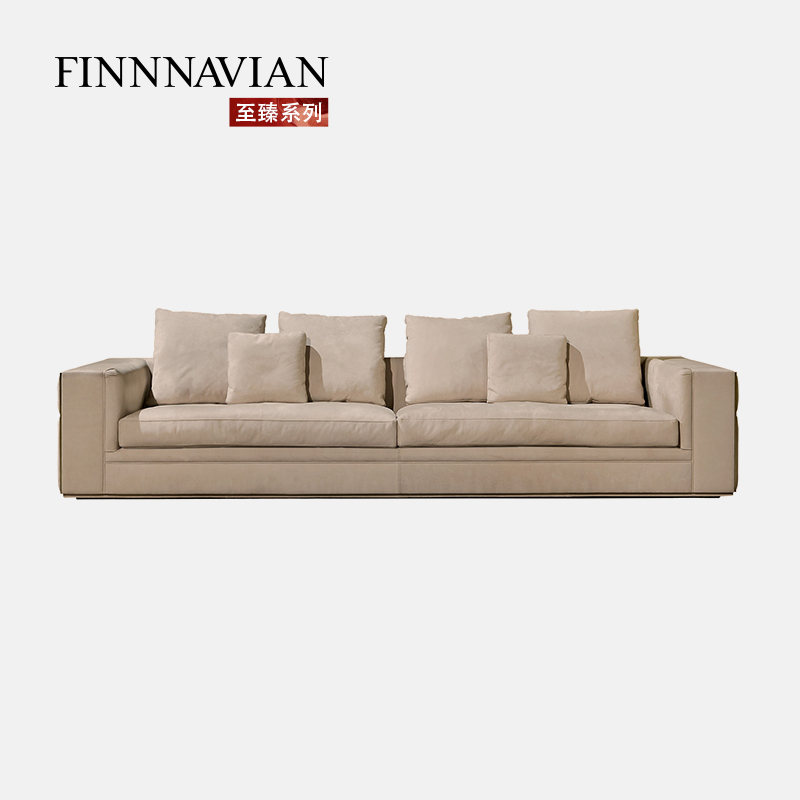 【天猫奢品】现代简约真皮沙发