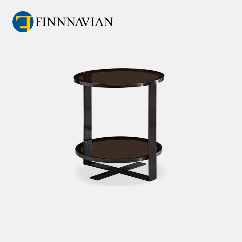 【十年质保】意式轻奢圆形边几