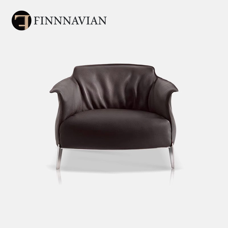【十年质保】简约别墅单人沙发椅