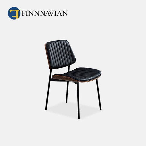 【十年质保】全真皮简约轻奢餐椅