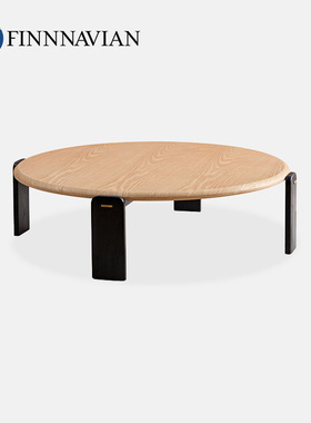 芬纳维亚ART 意式极简客厅木茶几 Hull 现代轻奢家用沙发茶水桌