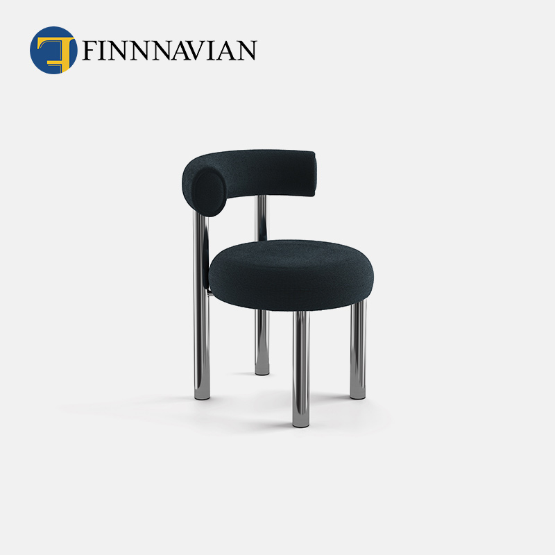 【十年质保】意式无扶手布艺餐椅