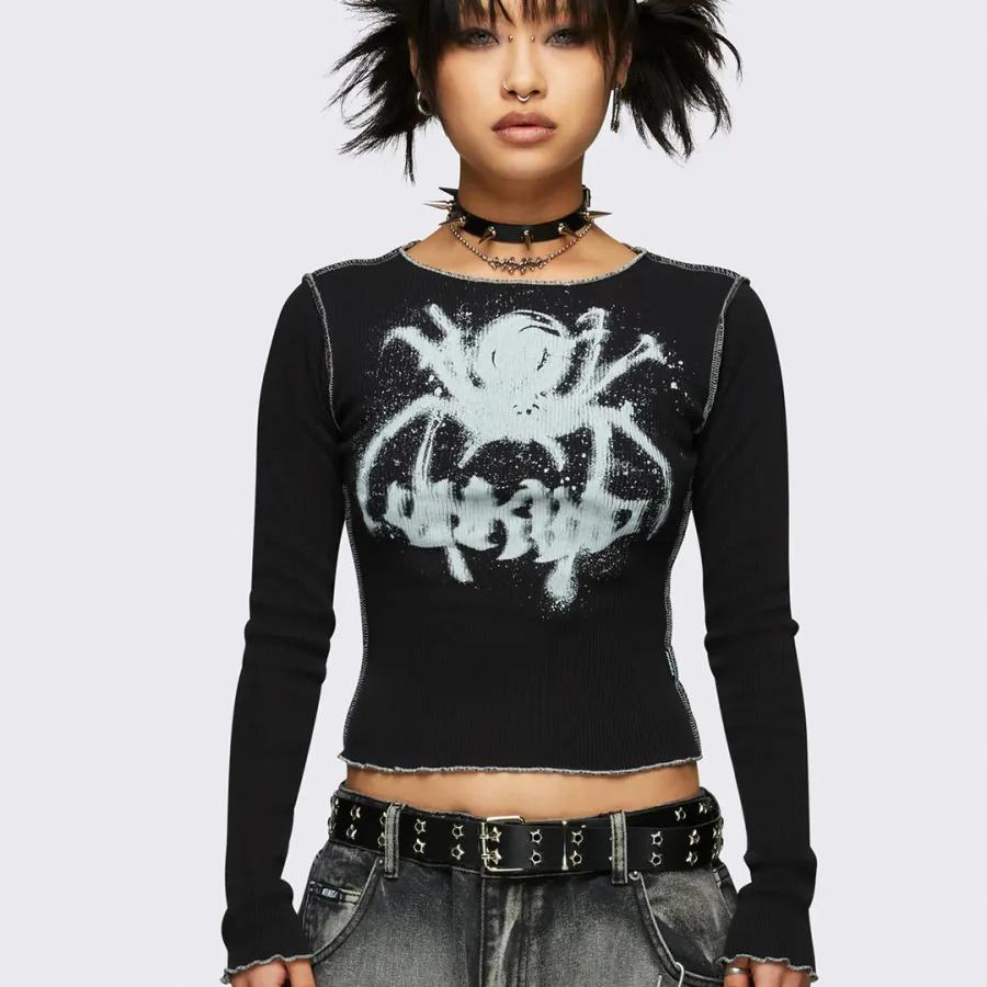 GoGirlGo自制欧美风复古T恤