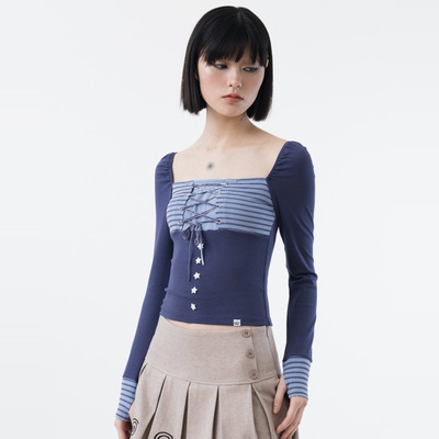 Sixthdimension亚文化方领上衣