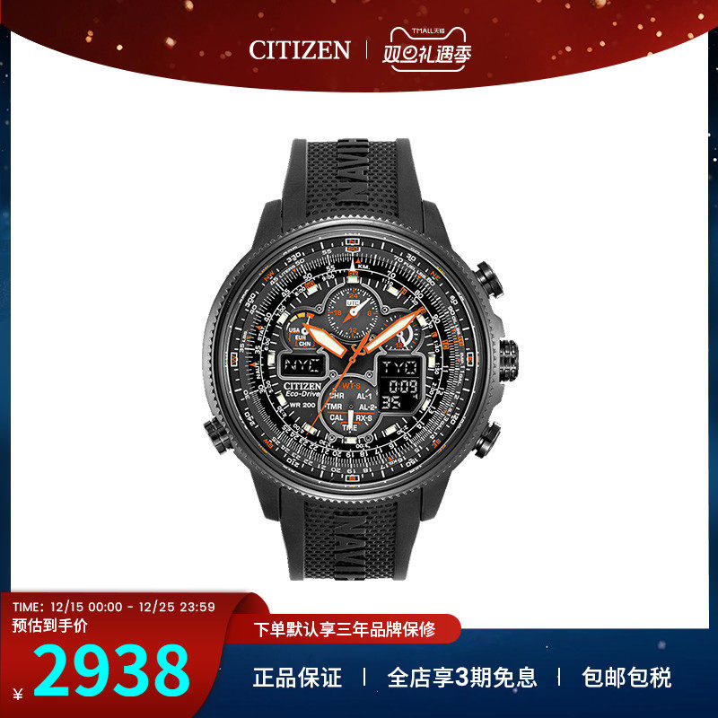 海外西铁城黑天使手表