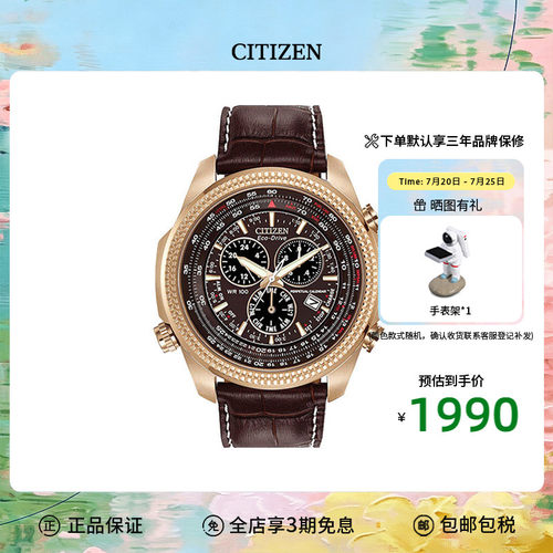 citizen西铁城手表商务万年历