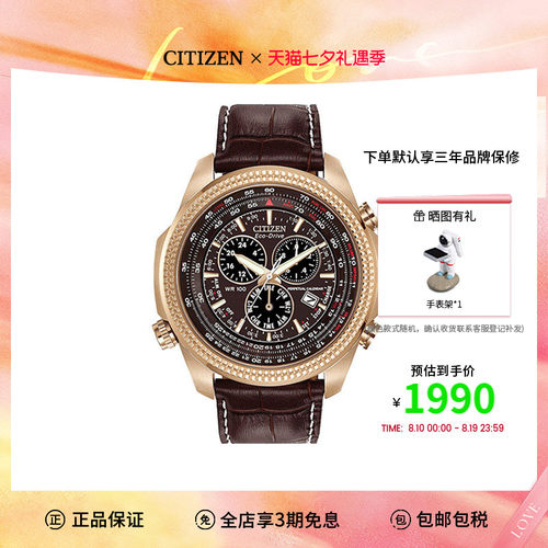 citizen西铁城手表商务万年历
