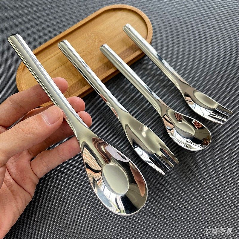 食品级316不锈钢元宝勺儿童喂饭小勺子叉子宝宝餐具汤勺成人汤匙,餐饮具,西餐勺,淘宝优惠券,粉丝福利购,淘宝优惠卷