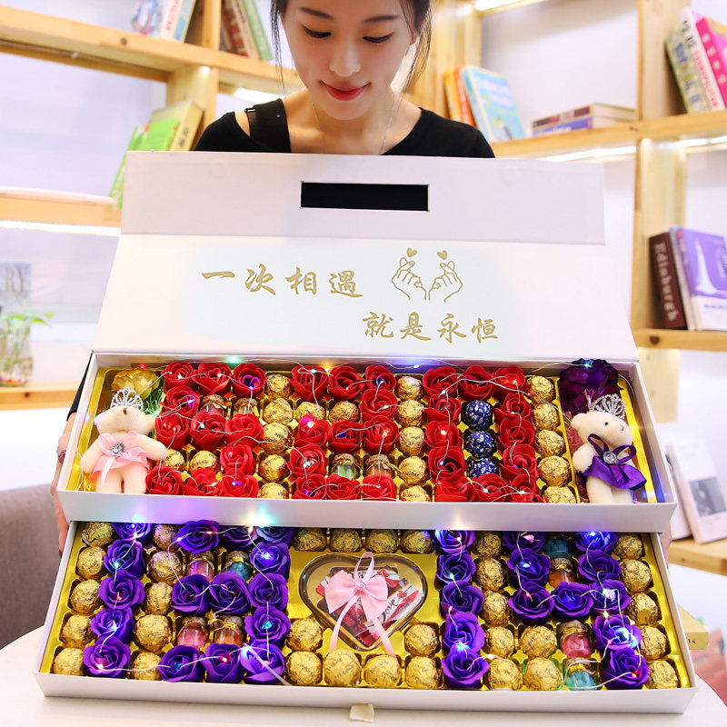 德芙巧克力情人節禮物送女朋友老婆生日禮品特別走心浪漫創意禮盒在類目 零食/堅果/特產, 巧克力, 牛奶巧克力中 - 來自Buy2taobao.com提供專業的淘寶代購服務