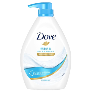 多芬沐浴露轻柔活肤温和磨砂膏颗粒樱花白桃滋润保湿深层莹润官方