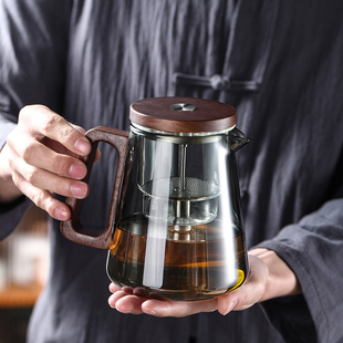 茶杯主人杯高端个人专用办公室泡茶壶功夫飘逸杯玻璃内胆茶水分离