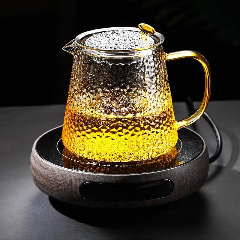 茶壶玻璃锤纹水壶单壶家用煮茶耐高温2026新款套装过滤泡茶壶套装