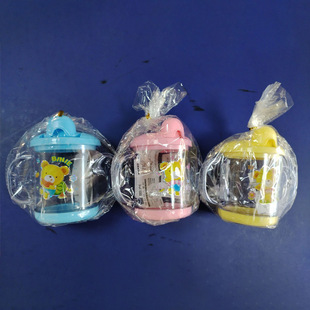 振兴SB336SB3107带奶咀 200ML婴幼儿学饮杯塑料训练杯吸管防漏