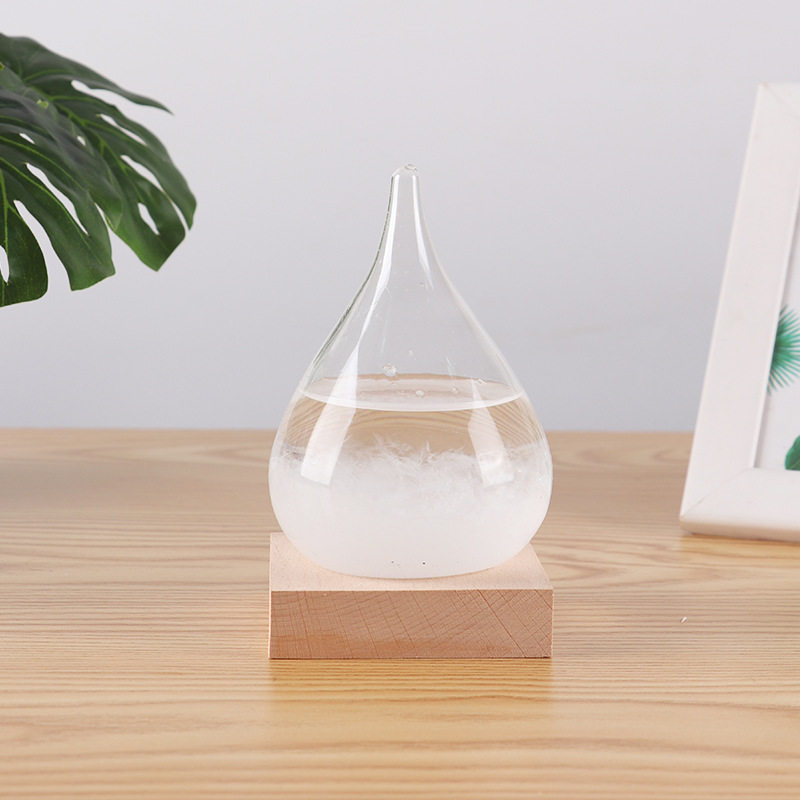 天气预报瓶气象瓶水滴风暴瓶创意生日礼物摆件玻璃装饰品