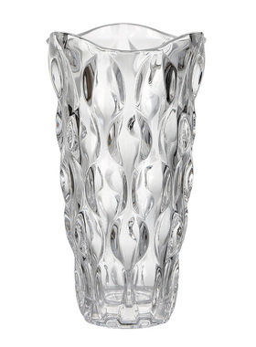 北欧轻奢ins风玻璃花瓶感网红透明客厅家居装饰摆件百合鲜花