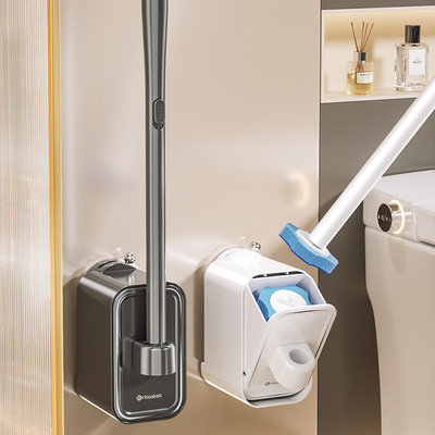 吸盘一次性马桶刷厕所家用无死角新款卫生间刷子清洁替换刷头