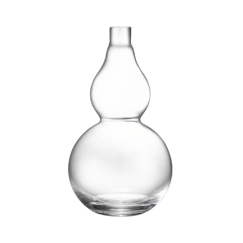 创意中式葫芦壶分酒器白酒水晶玻璃家用红酒醒酒器酒盅烈酒壶小号