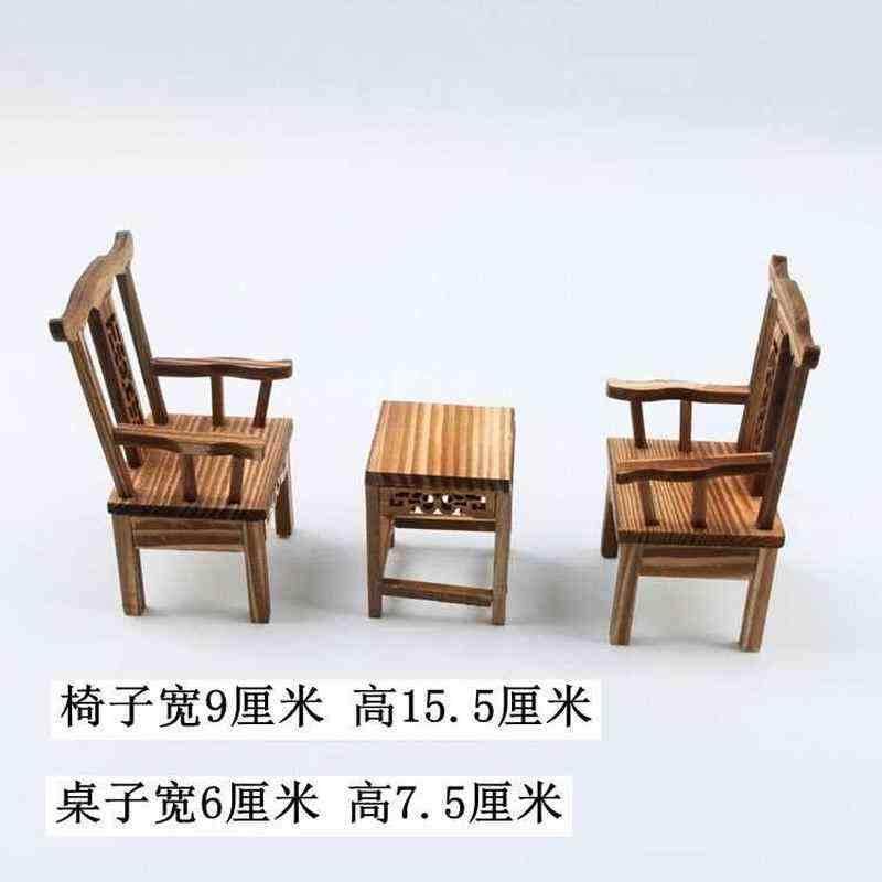 工艺品模型家具竹木怀旧制品摆件卧室风车装饰品家居摆设创意茶几