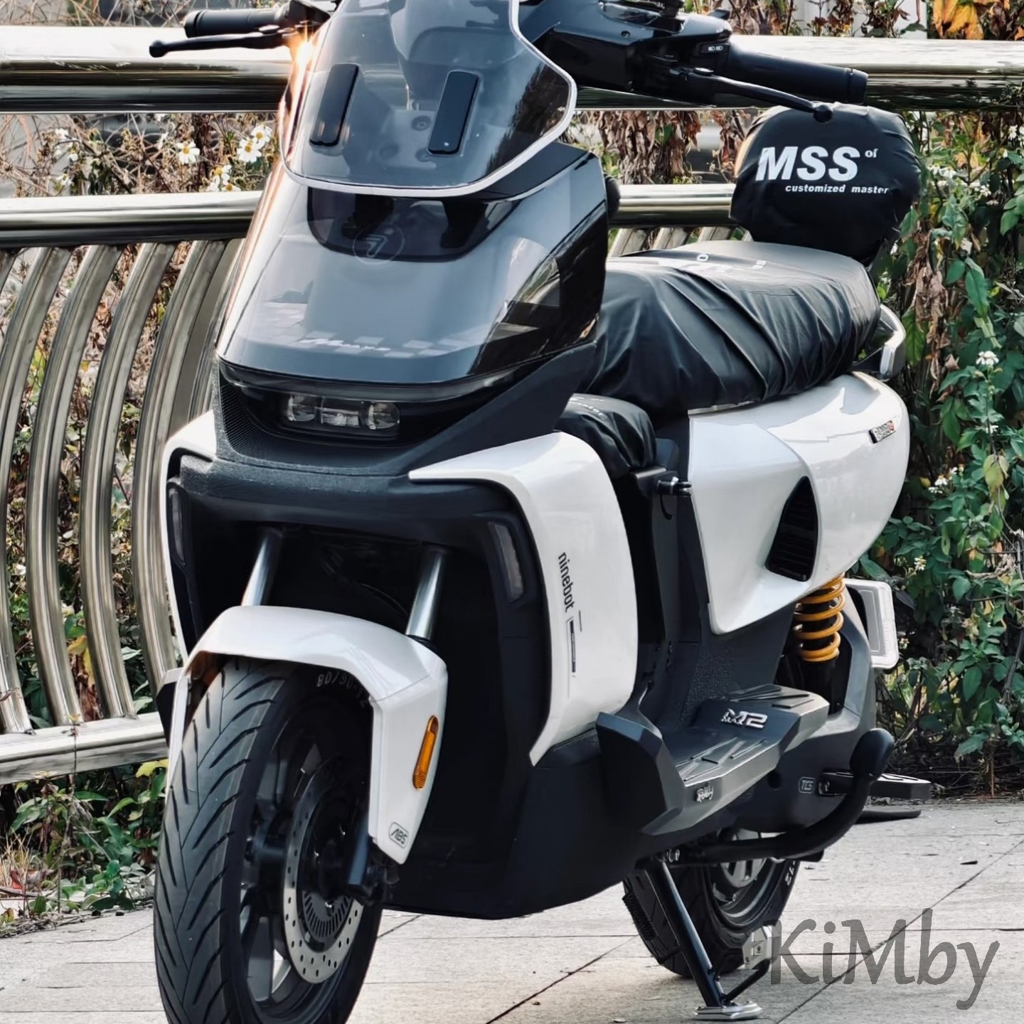 KiMby九号机械师二代Mmax2一体式平面加宽脚踏板一体延长脚踏板