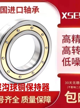 XSE进口深沟球铜保持器轴承6403M 6404M 6405M 6406M 6407M