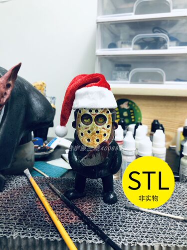 十三号星期五杰森mini版3D打印模型stl素材图纸文件手办Jason3