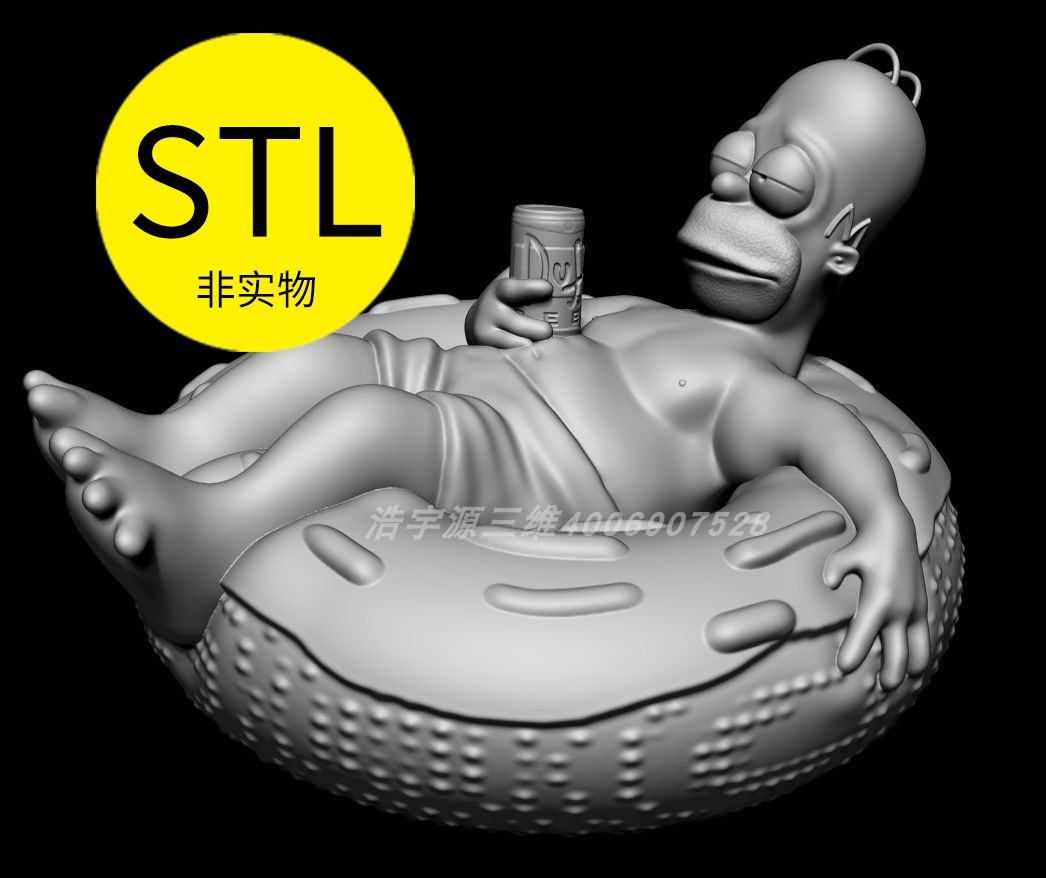辛普森一家经典动画3D打印模型stl文件素材图纸手办