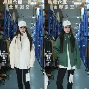 【芳芳专属】男女情侣款加厚工装风羽绒服88382