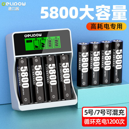 德力普镍氢充电电池电动玩具KTV