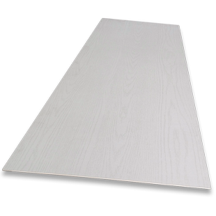 华丽板三合板芯贴白色带木纹面免漆板展厅婚礼现场墙面布置2.4mm