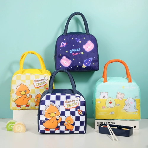 Японская мультяшная портативная детская термосумка, сумка для ланча, сумка для еды