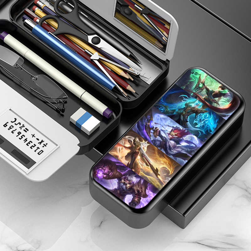 王者荣耀青龙志周边中小学生网红文具盒铅笔盒磨砂笔盒大容量创意